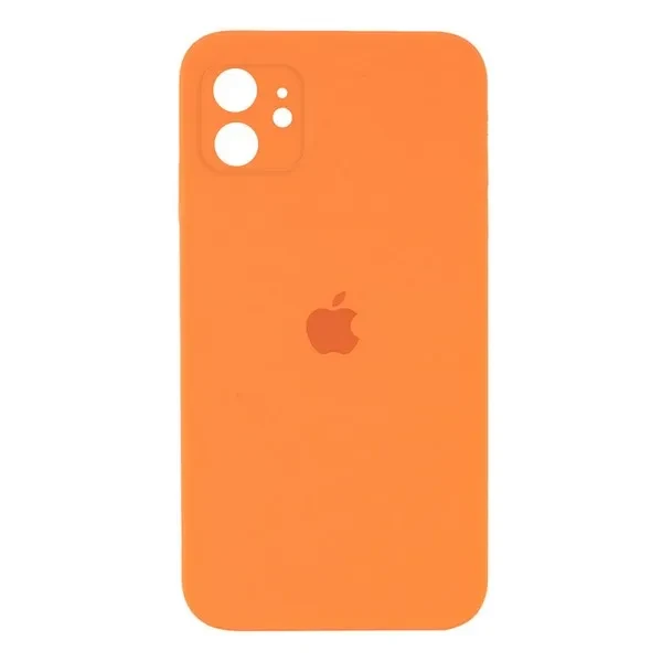 Чохол-накладка EpiK iPhone 11 Silicone Case Square Full Camera Protective AA Orange, фото 1