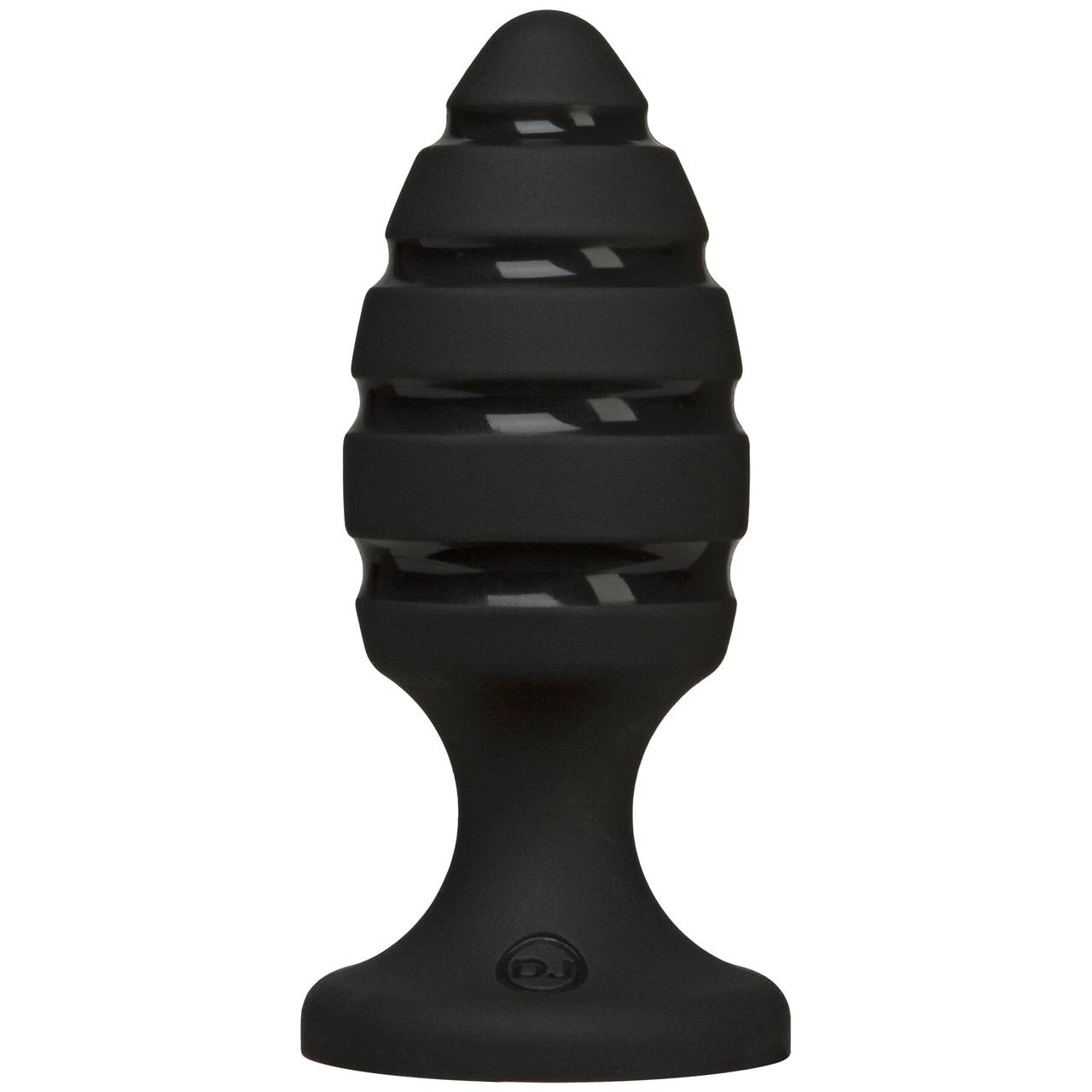 Анальний лаг зі спіральним каналом Doc Johnson Platinum Premium Silicone — The Blast — Black