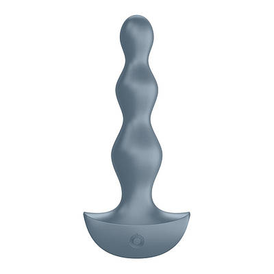 Анальний стимулятор-намистини з двома моторами Original Satisfyer Lolli-Plug 2 Ice blue