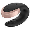 Смарт-вібратор для пар Original Satisfyer Double Love (Black), фото 6