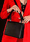 Сумка жіноча чорна код 7-106, фото 2