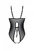 Боді з ажурним декором і відкритим кроком Ursula Body black S/M — Passion, фото 5