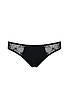Трусики сліпи з мереживною сіточкою Passion Dina Thong black Розмір S/M, фото 6