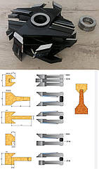 Дверний набір (5-ть фрез) твердий сплав ВК-15