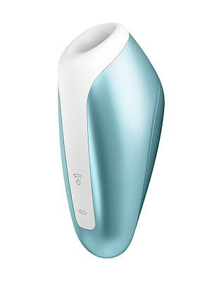 Мініатюрний вакуумний стимулятор Original Satisfyer Love Breeze Ice Blue
