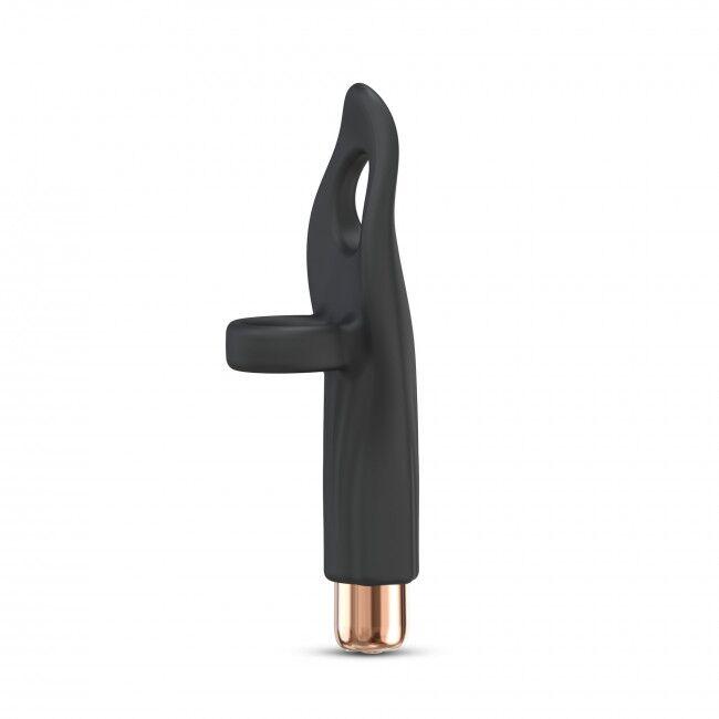 Вібратор на палець Love To Love Tickle me - BLACK ONYX перезаряджається, 3 варіанти використання, фото 1