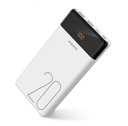 УМБ Power Bank (зовнішній акумулятор) Romoss 20000 мАг Білий (LT20-01-132 WH), фото 1