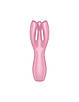 Кліторальний вібратор Original Satisfyer Threesome 3 Pink з трьома пальчиками, фото 4