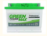 Акумулятор GREEN POWER MAX(L2)62Ah+лів(1)(600A пуск)