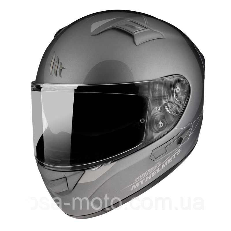 Мотошлем MT KRE SV Solid Gloss Titanium
