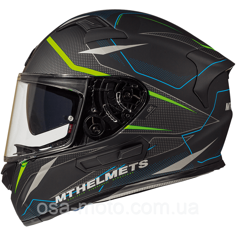 Мотошолом MT KRE SV Intrepid Matt Fluor Green