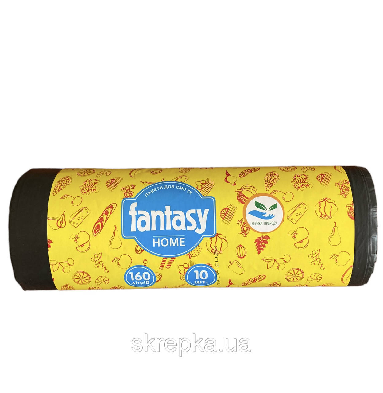 Пакети для сміття "Fantasy" 160 л/10 шт