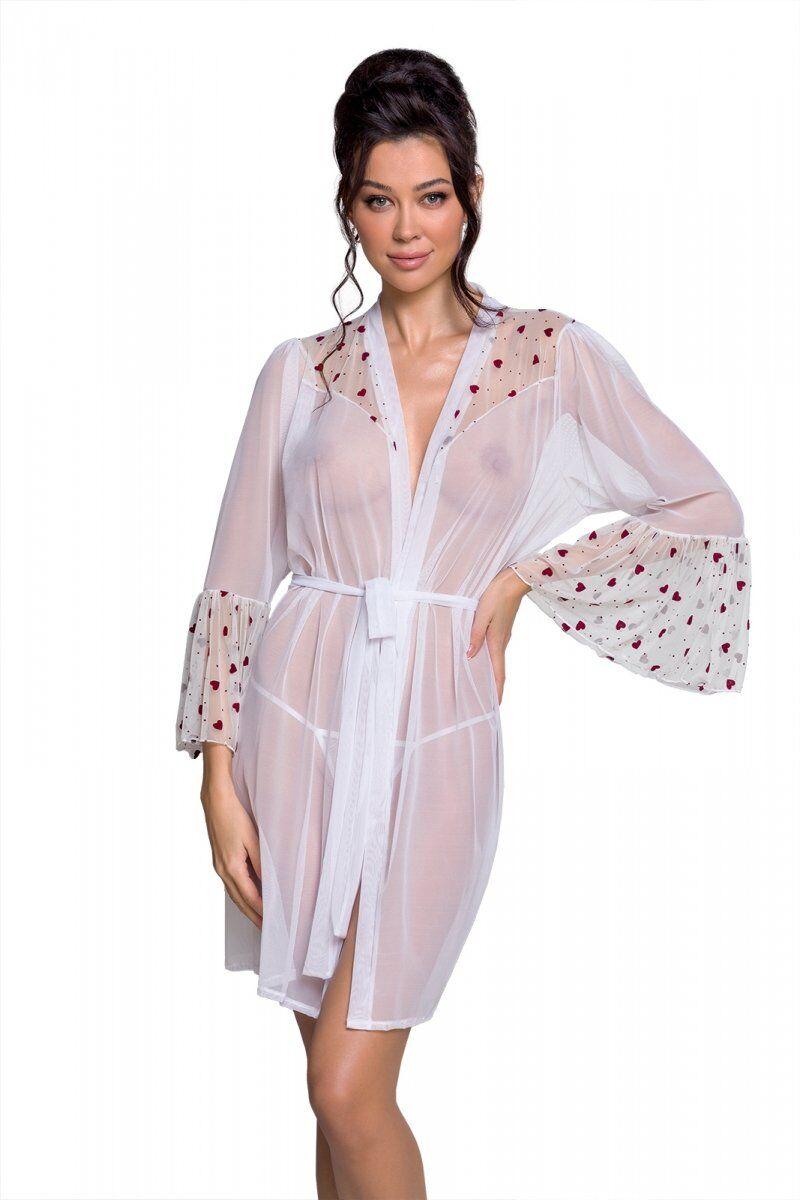 Повітряний пеньюар LOVELIA PEIGNOIR white XXL/XXXL — Passion