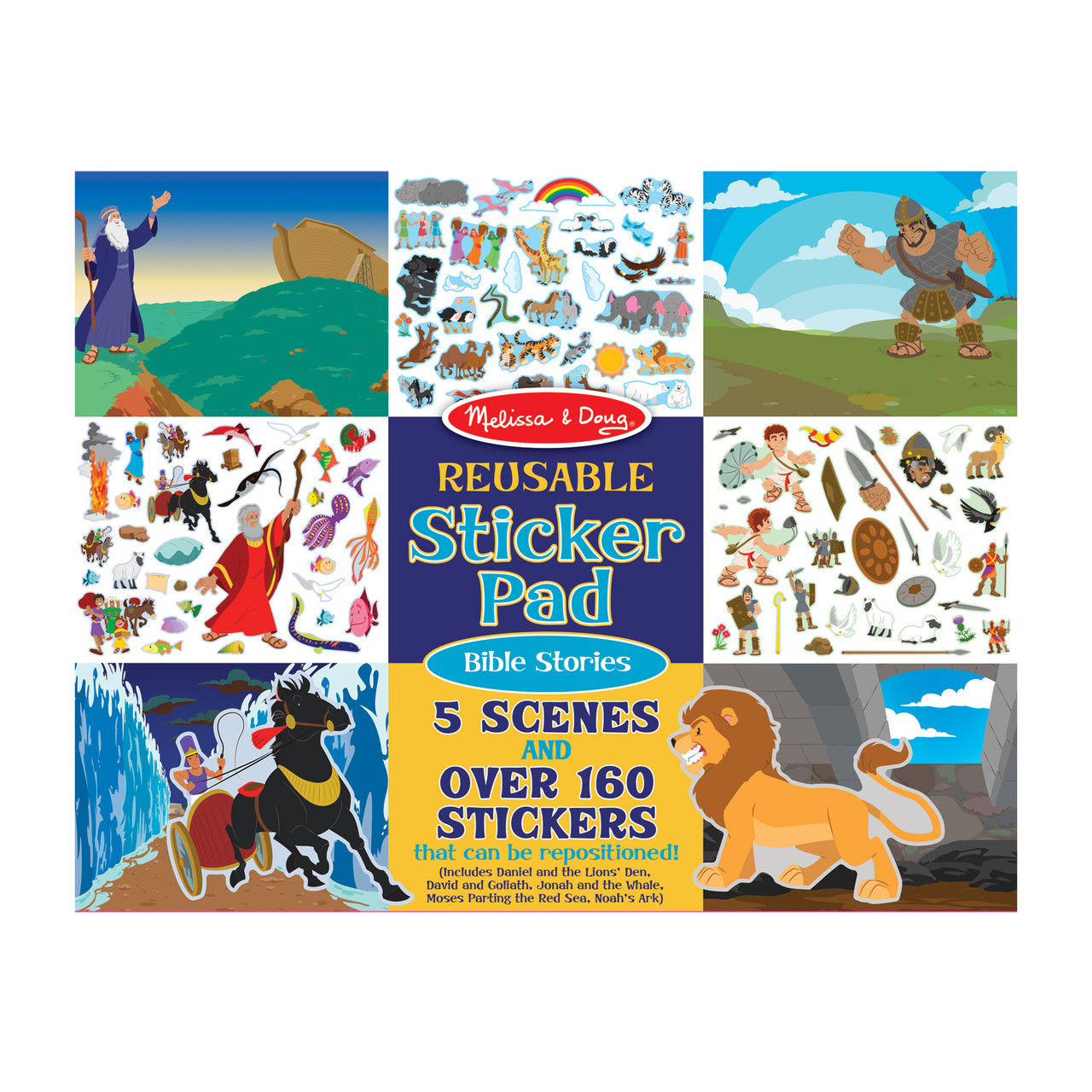 Набір багаторазових наліпок "Біблійні історії" Melissa&Doug (MD9124), фото 1