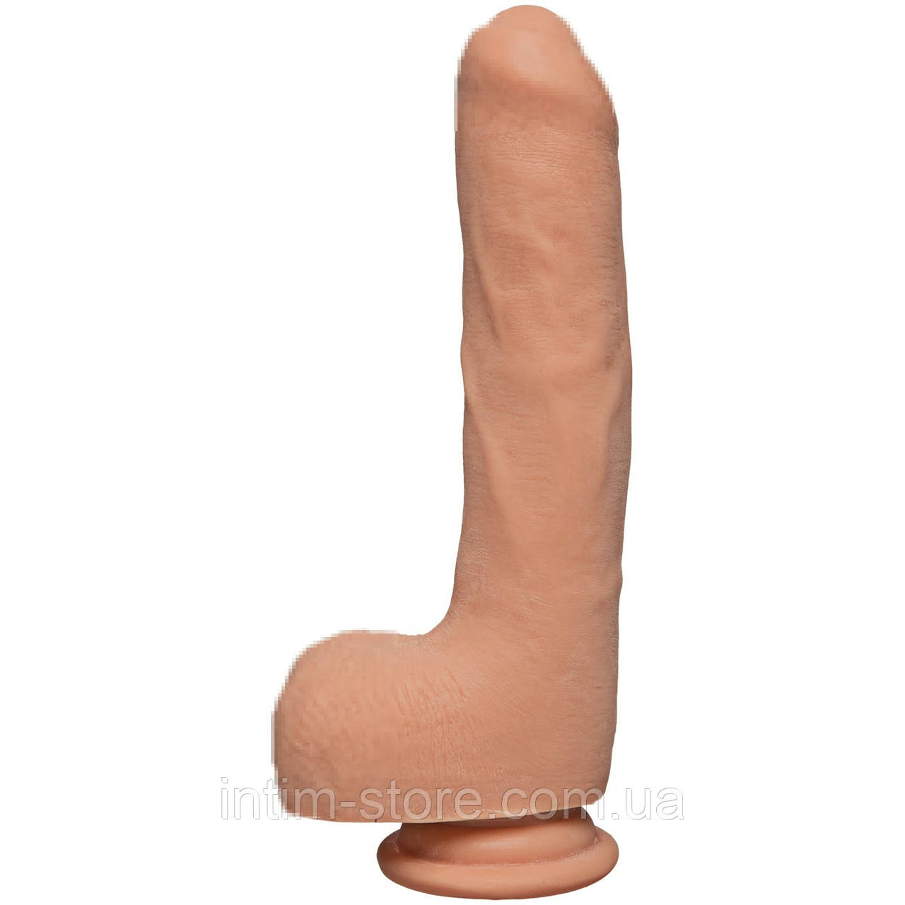 Фалоімітатор Doc Johnson The D - Uncut D - 9 Inch With Balls ULTRASKYN, діаметр 4,5 см, необрізаний SO3499, фото 1
