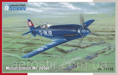 Messerschmitt Me 209V-1/V-4 1/72 Special Hobby 72138