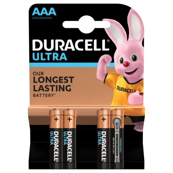Батарейки Duracell ultra AAA LR03