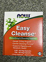 Детокс формула Now Foods Easy Cleanse Kit - A.M.+P.M. 60 Caps+ 60 Caps