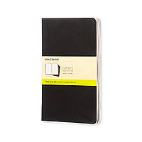 Набор тетрадей Moleskine Cahier 13 х 21 см / Нелинованный Черный