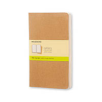 Набор тетрадей Moleskine Cahier 13 х 21 см / Нелинованный Беж