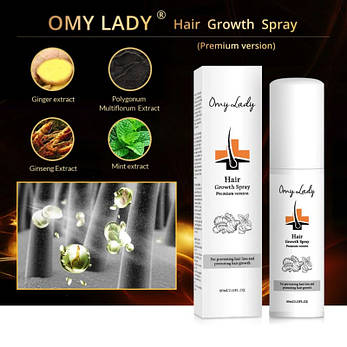 Спрей для росту волосся, проти випадіння волосся Omy Lady Hair Growth Spray, 60 мл | Limon, фото 3