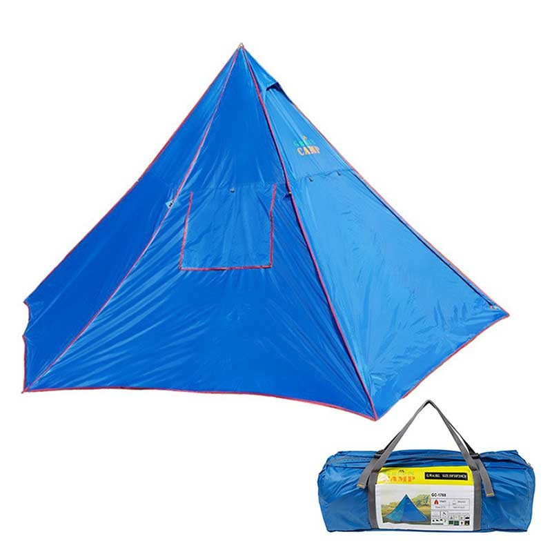 Палатка юрта GreenCamp GC1768 2 вікна 2 входи 350 x 350 x 210 мм