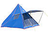 Палатка юрта GreenCamp GC1768 2 вікна 2 входи 350 x 350 x 210 мм, фото 11