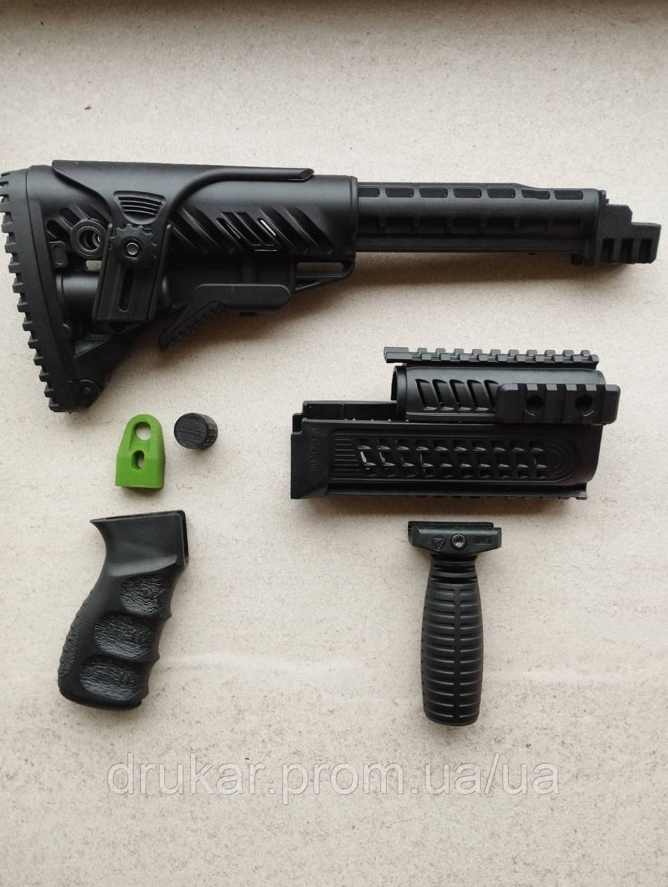 Приклад FAB DEFENSE З Щокою Та Адаптером, Цівка, Руків'я Пістолетне ...