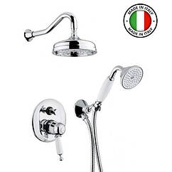 Душева система в ретро стилі з термостатом Bugnatese Oxford OXCR6364
