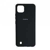 Чохол накладка бампер для Realme C11 2021 Silicone Case Колір Чорний (Black) Full Camera