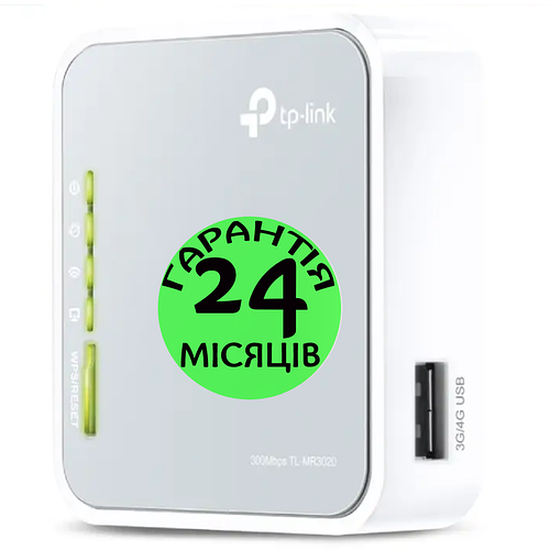 Wi-Fi роутер TP-LINK TL-MR3020, портативный, USB порт, поддержка 3G/4G ...