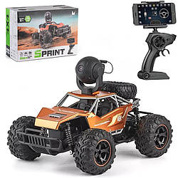 Машинка всюдихід SPRINT червона з камерою 1080Р та пультом WiFi акумуляторна на радіокеруванні