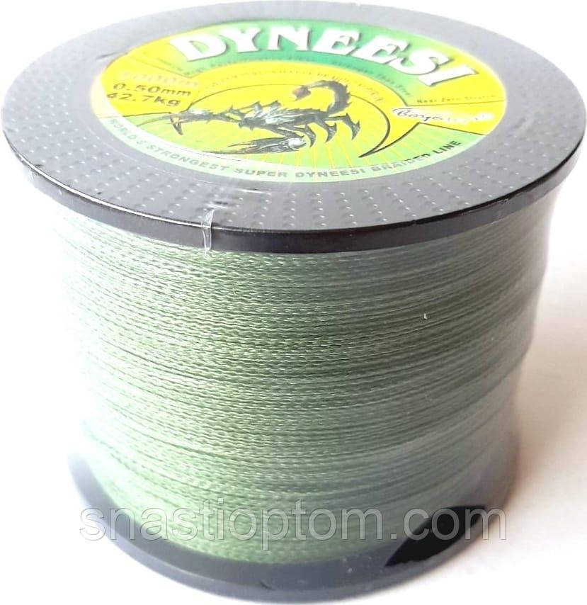 Плетений рибальський шнур BoyaBY DYNEESI X4, перетин 0,18, 1000м