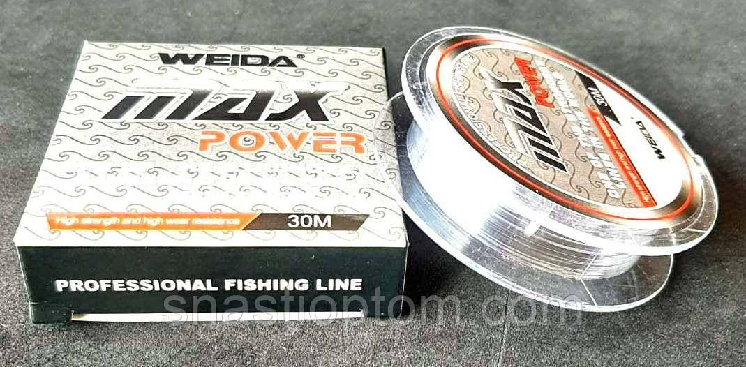 Рибальська волосінь Weida Max Power, перетин 0,20 мм, 30м.