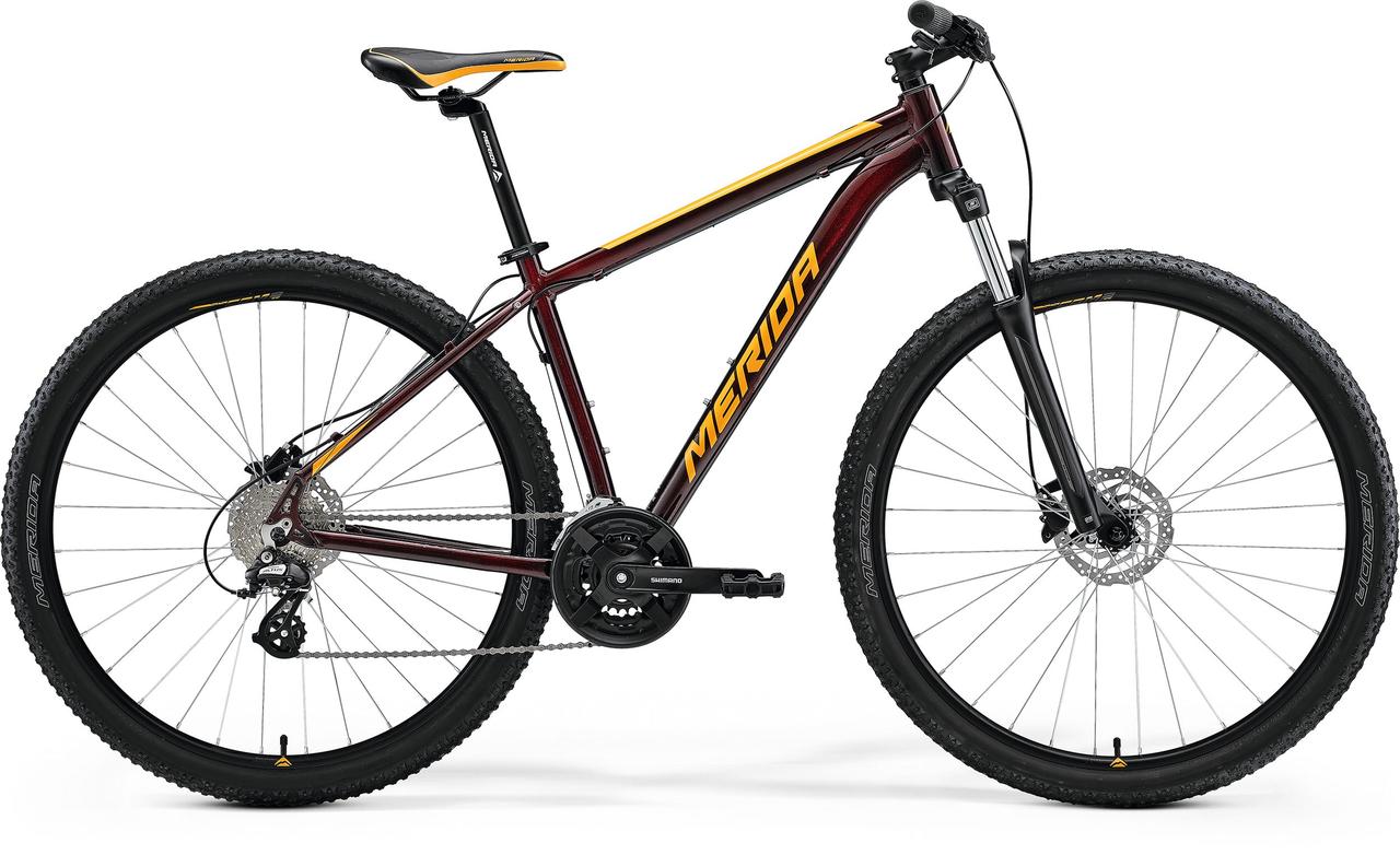 Велосипед MERIDA Big.Nine 15 - Burgundy Red(Orange)