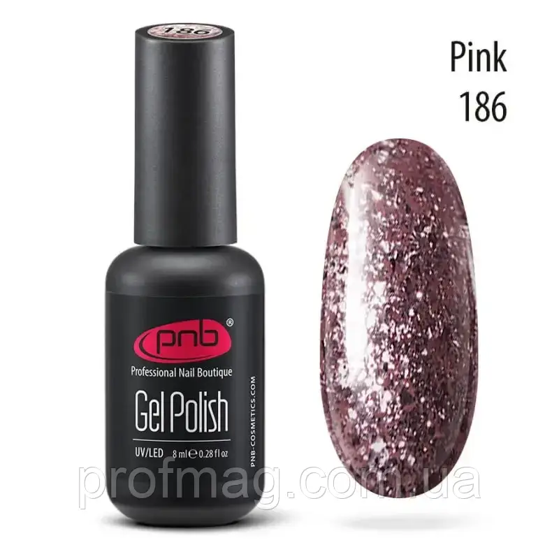 Гель-лак PNB 186 pink