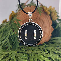 Шолом жаху на щиті, Агісхьяльм, Егісхьяльм, Кулон, амулет, оберіг, фото 3