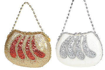 Ялинкова прикраса Сумочка 12*10*5см, 2 дизайну