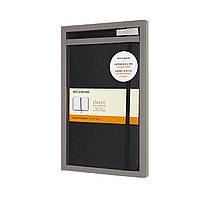 Набір Moleskine Блокнот Classic 13 х 21 см / Лінійка Чорний + ручка ролер