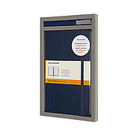 Набір Moleskine Блокнот Classic 13 х 21 см / Лінійка Сапфір + ручка ролер