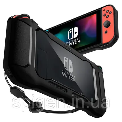 Чехол Spigen для Nintendo Switch - Ruged Armor, Black, фото 1