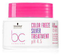 Маска для нейтрализации желтизны Schwarzkopf Professional BC Bonacure Color Freeze Silver 200 мл