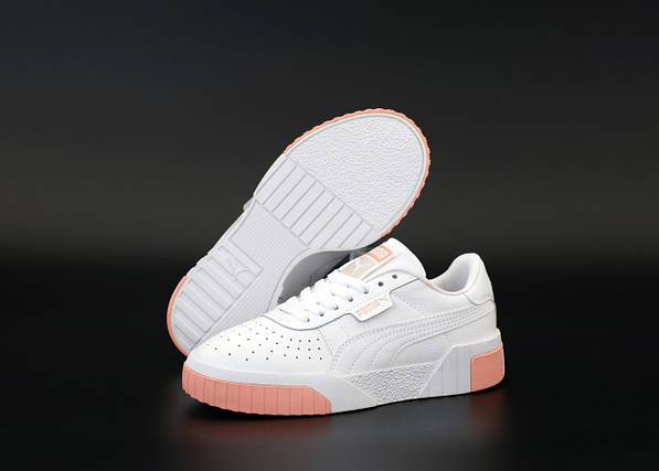 Puma cali pink and cheap white