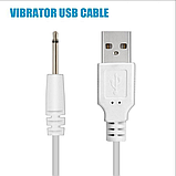 Зарядний пристрій для інтиму іграшок 2,5 мм, Кабель USB-зарядка, Юсб шнур, живлення для вібраторів, інтимні та, фото 9