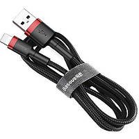 Кабель Baseus Kevlar Cable USB for Lightning 2.4 A 100 см Red+Black (CALKLF-B19)