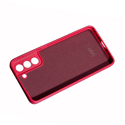Силіконовий чохол Case SMTT (AA) для Samsung S21 FE Cherry, фото 4