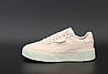 Puma Cali Sport Beige Жіночі кросівки Пума Калі персикові демісезон прес.шкіра повсякденні кеди В'єтнам, фото 4