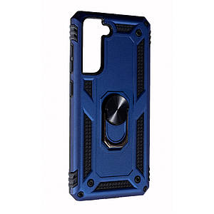 Чохол Antishock для Samsung S21 FE Dark Blue