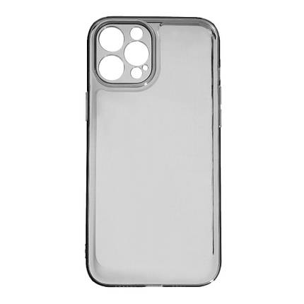 Силіконовий чохол Space Grey для Apple iPhone 12 Pro Transparent, фото 1