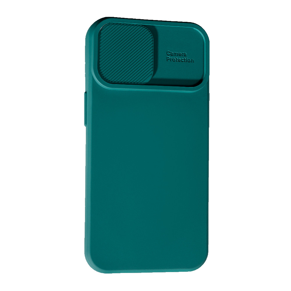 Силіконовий чохол Case Camera для Apple iPhone 14 Plus Green